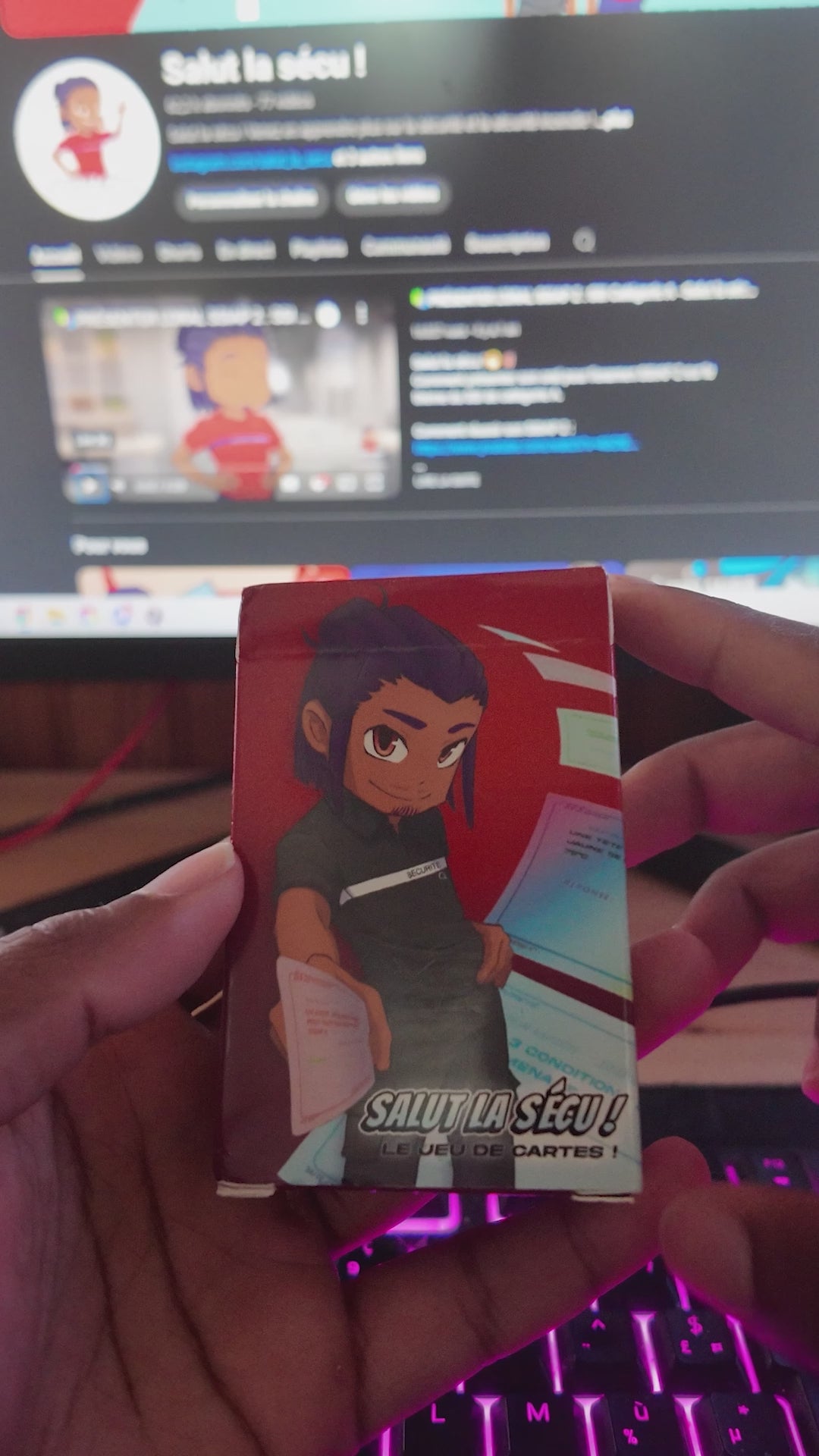 Jeu de cartes "Salut la sécu !" édition 2